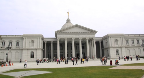 The exterior of the new ChiMei Museum.