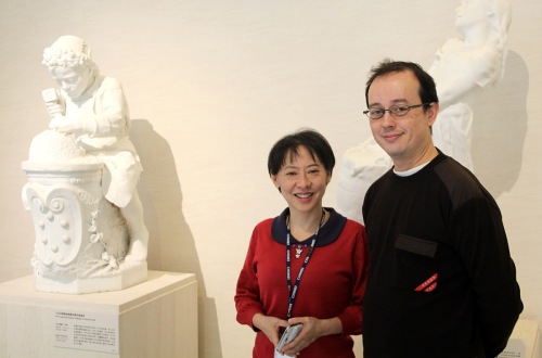 Visiting with Patricia Liao, Deputy Director and organizer of the new ChiMei Museum.